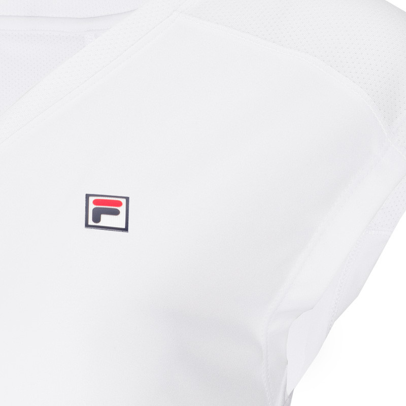 Tee-shirt de tennis femme Fila Maia blanc