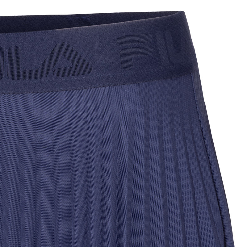 Jupe de tennis plissée pour femme Fila Isla bleu marine