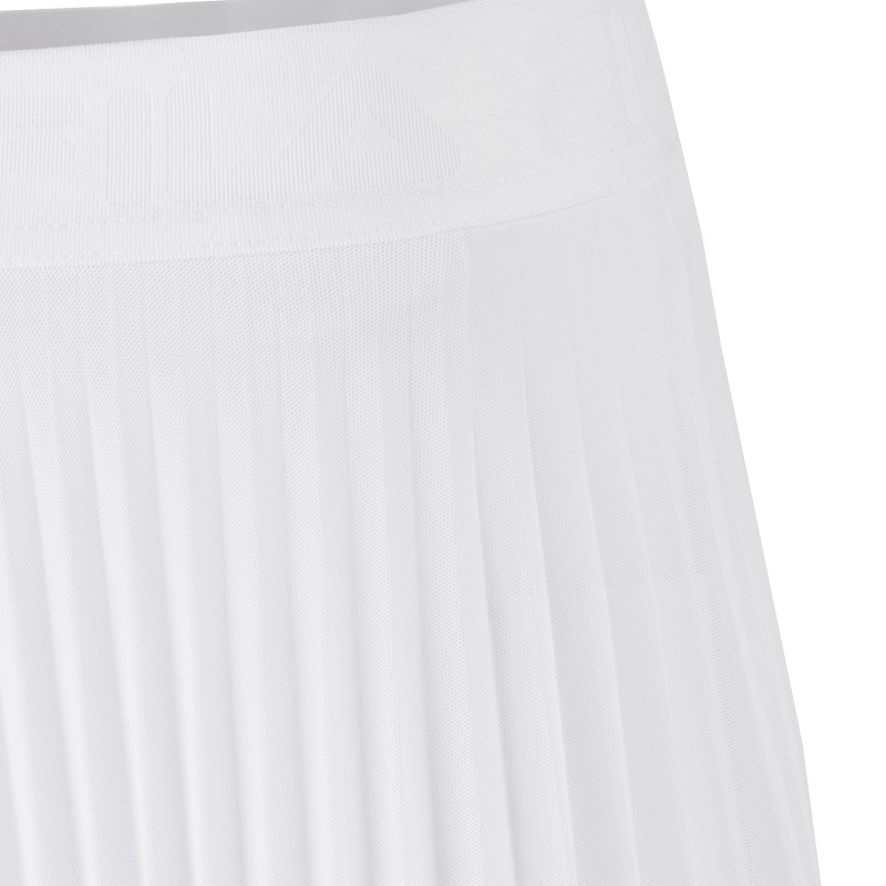Jupe de tennis plissée femme Fila Isla blanche