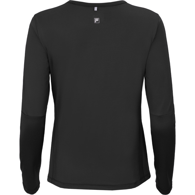 Tee-shirt manches longues pour femme Fila Corina noir