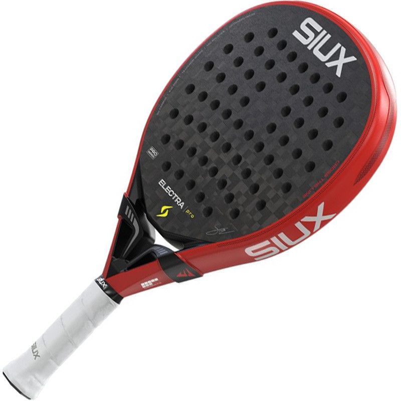 Raquette de padel Siux Electra ST5 Pro noir-rouge 2026 - Franco Stupaczuk