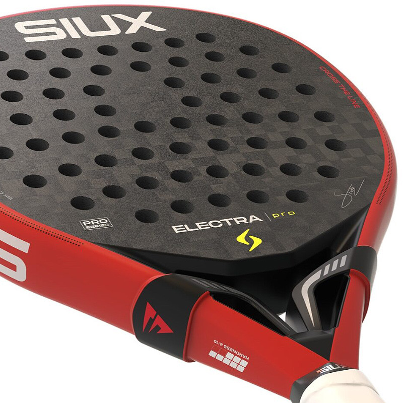 Raquette de padel Siux Electra ST5 Pro noir-rouge 2026 - Franco Stupaczuk