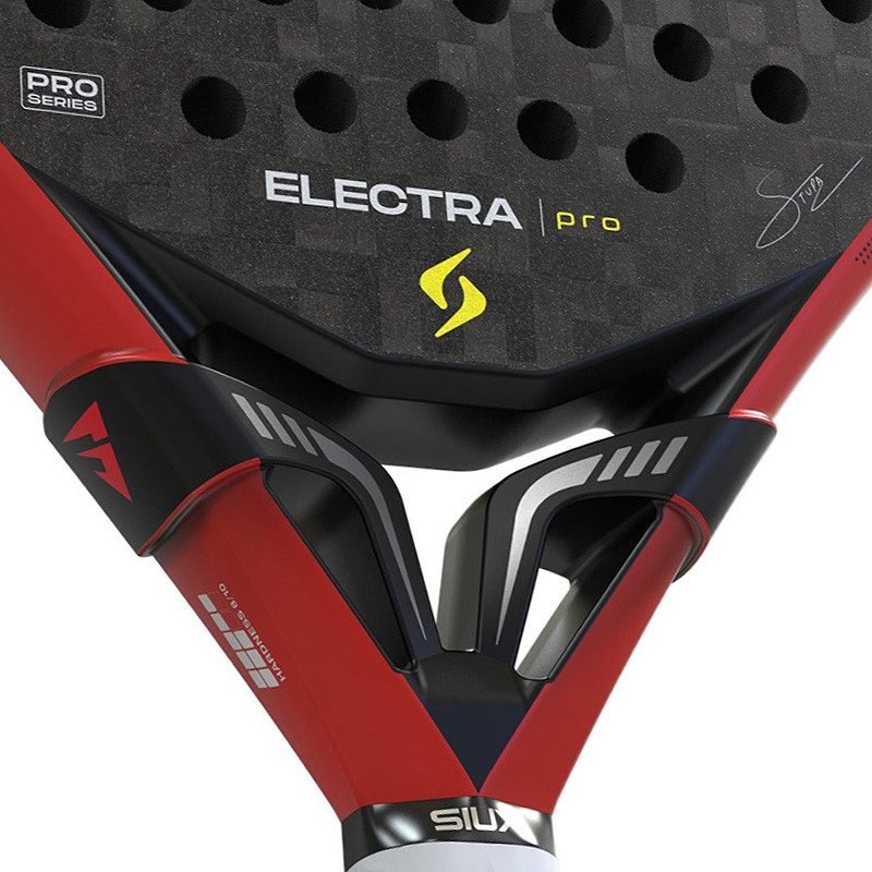 Raquette de padel Siux Electra ST5 Pro noir-rouge 2026 - Franco Stupaczuk