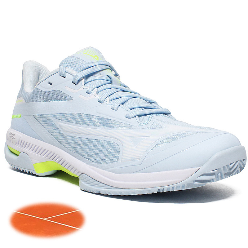 Mizuno Wave Exceed Court Clay femme coloris bleu clair