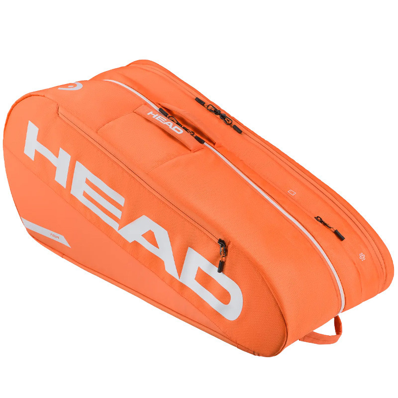 Sac de tennis Head Tour Thermobag L 9 raquettes orange