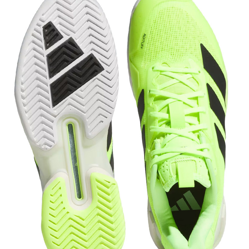 Adidas Adizero Ubersonic 5 vert fluo toutes surfaces