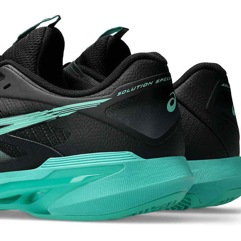 Asics Solution Speed FF 4 Clay noir et vert spéciale terre battue