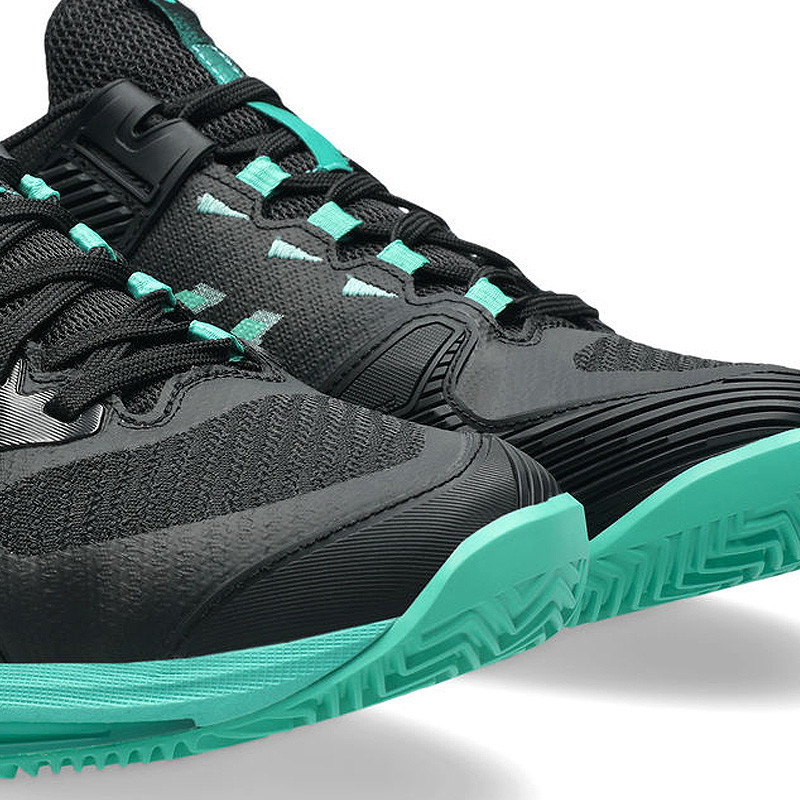 Asics Solution Speed FF 4 Clay noir et vert spéciale terre battue