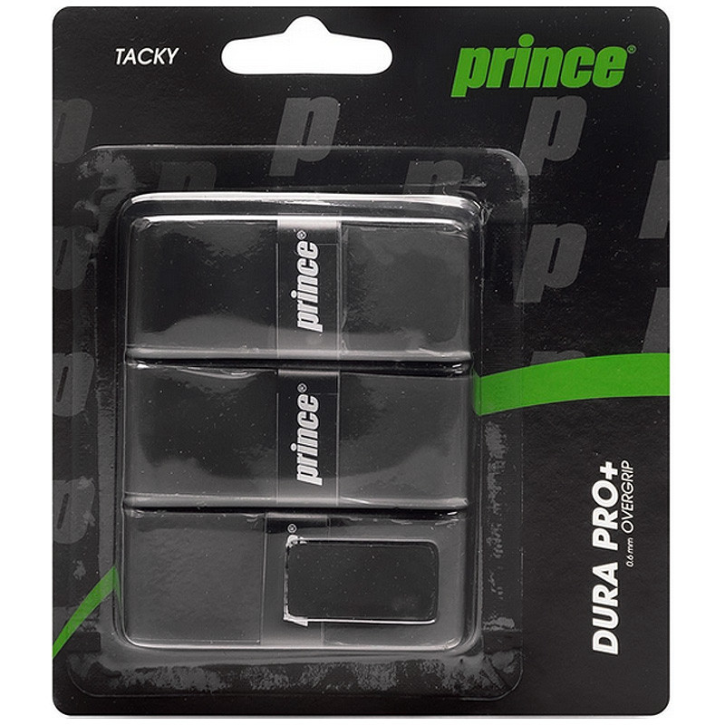 Surgrip de tennis Prince Dura Pro + - Vendus par 3 - Couleurs au choix