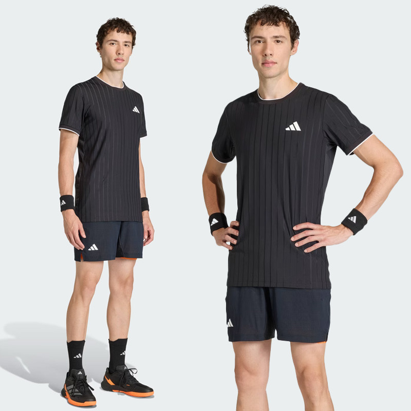 Tee-shirt de tgennis Adidas Freelift Pro Open d'Australie 2026 noir