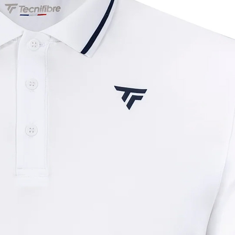 Polo Tecnifibre Team Tech blanc