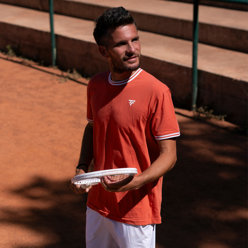 Tee-shirt Tecnifibre Team Stretch terracotta