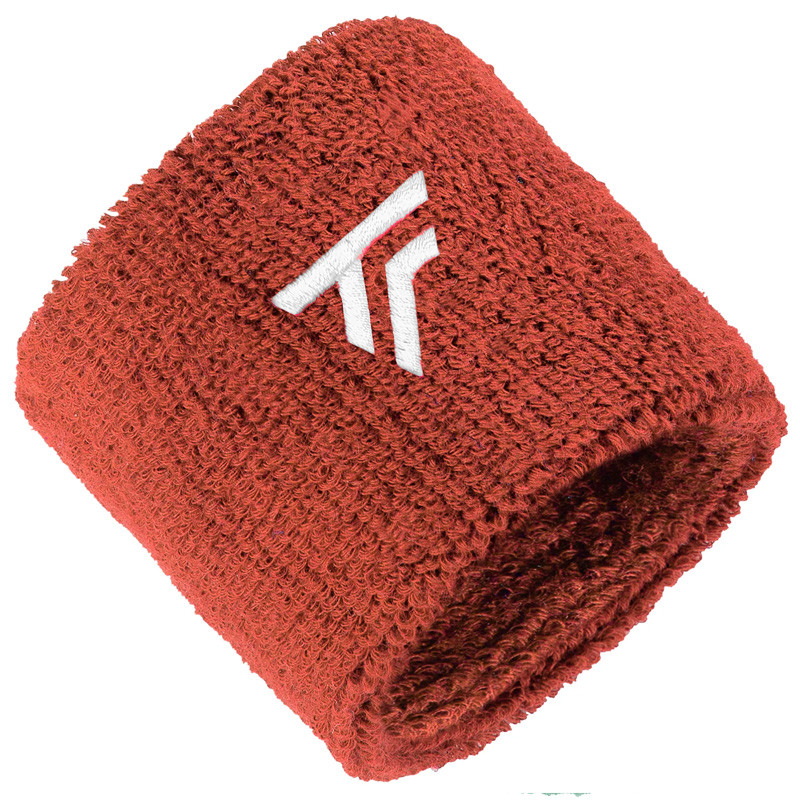 Poignets éponge x2 Tecnifibre simple terracotta