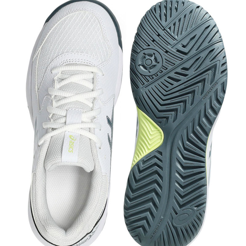 Asics Gel Dedicate 8 GS junior blanc et gris