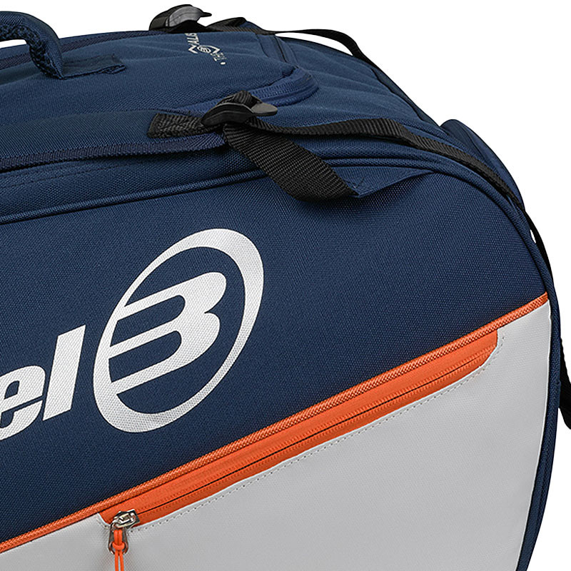 Sac de padel Bullpadel Advance 2026 bleu marine et gris