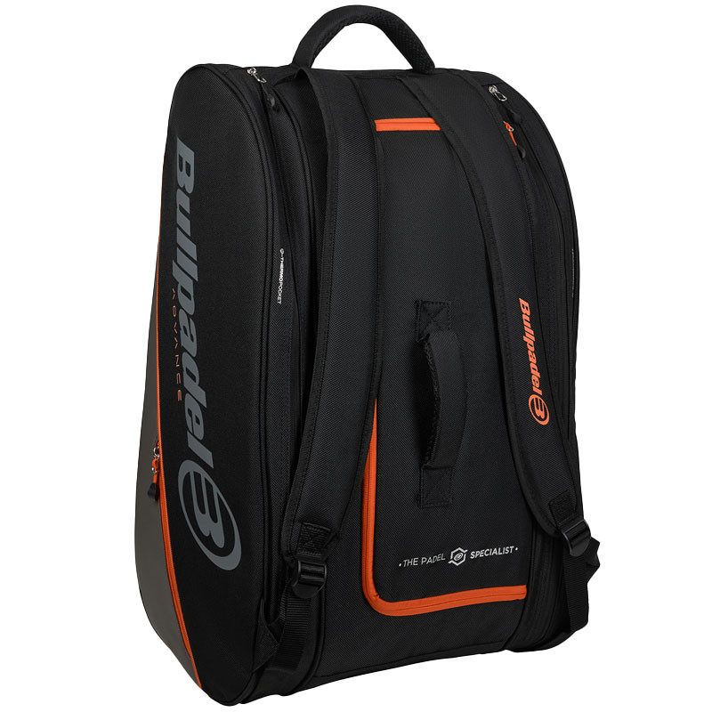 Sac de padel Bullpadel Advance 2026 noir et orange