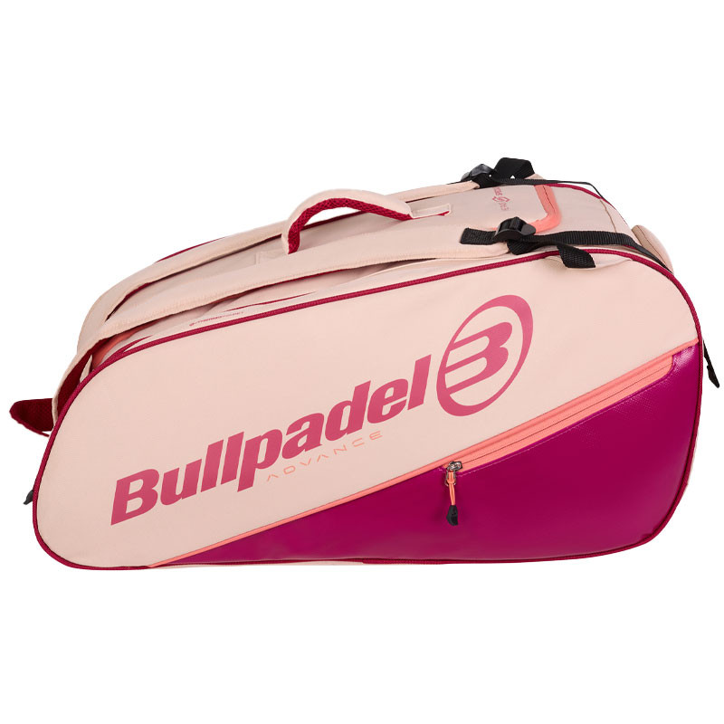 Sac de padel Bullpadel Advance 2026 beige et rose