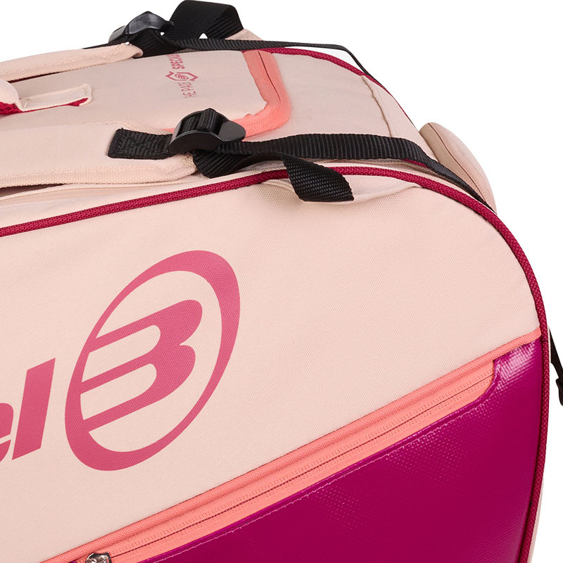 Sac de padel Bullpadel Advance 2026 beige et rose