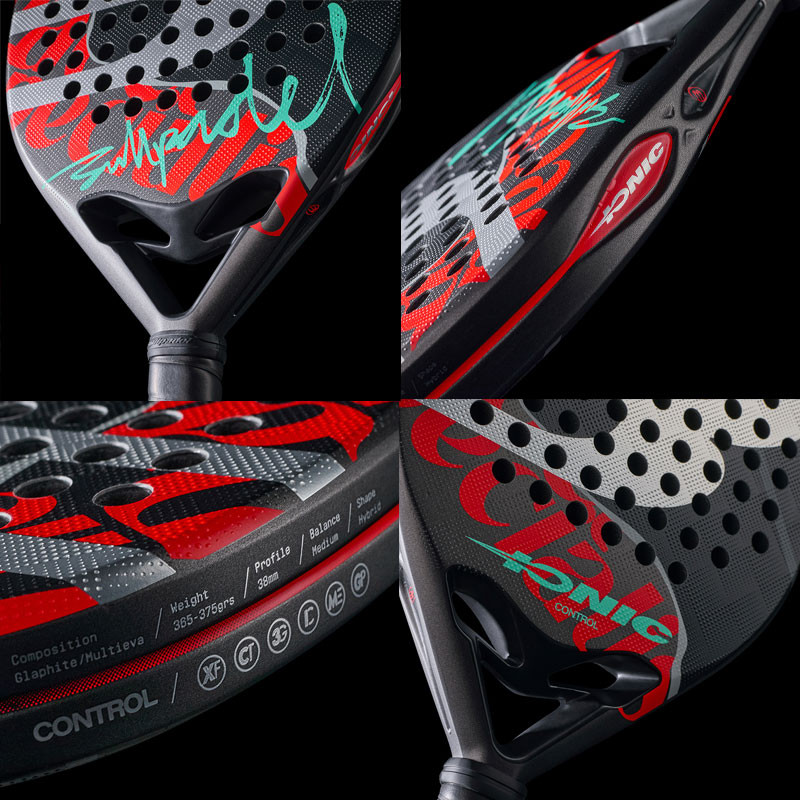 Bullpadel Ionic Control 26 - Raquette de padel précise et maniable