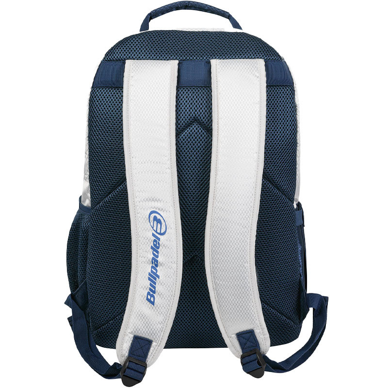 Sac à dos pour padel Bullpadel Advance 2026 blanc-bleu marine