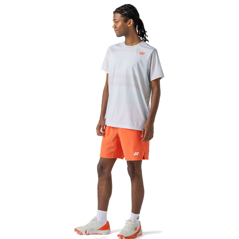 Tee-shirt tennis Yonex RG 2026 gris et orange