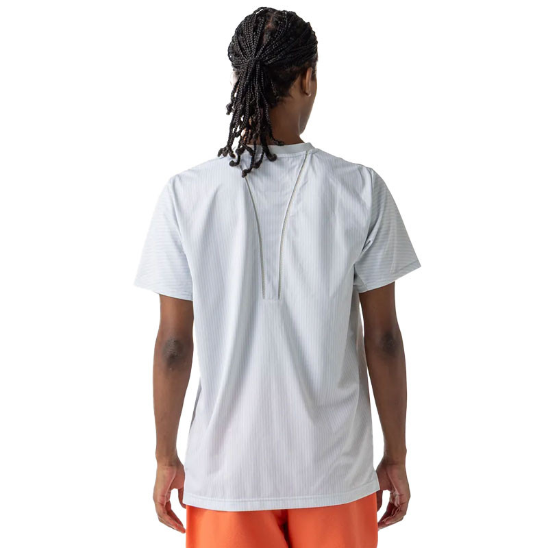 Tee-shirt tennis Yonex RG 2026 gris et orange