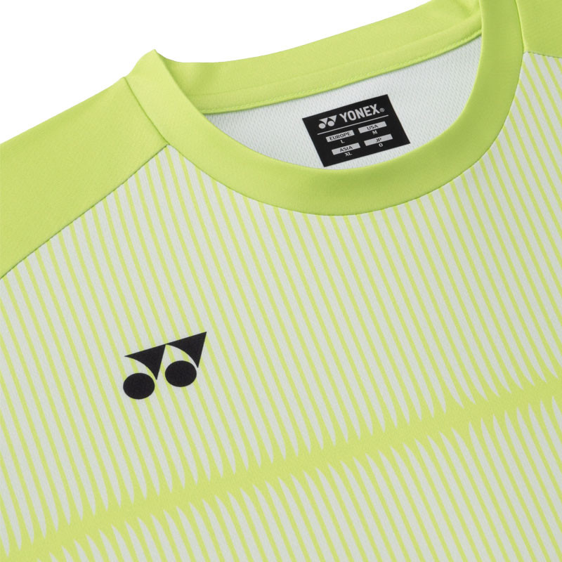 Tee-shirt tennis Yonex Line 2026 vert fluo