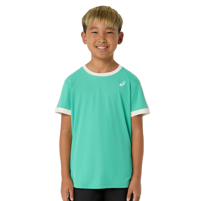 Tee-shirt de tennis junior Asics Top vert