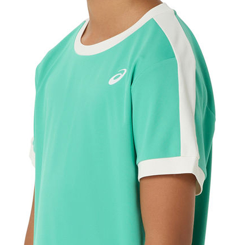 Tee-shirt de tennis junior Asics Top vert