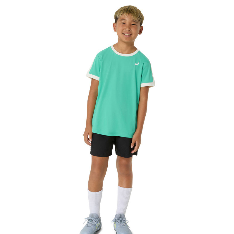 Tee-shirt de tennis junior Asics Top vert