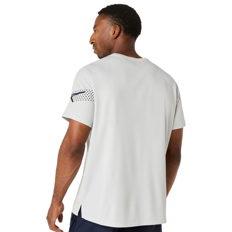 Tee-shirt homme Asics Icon Top gris - Légèreté et visibilité 360