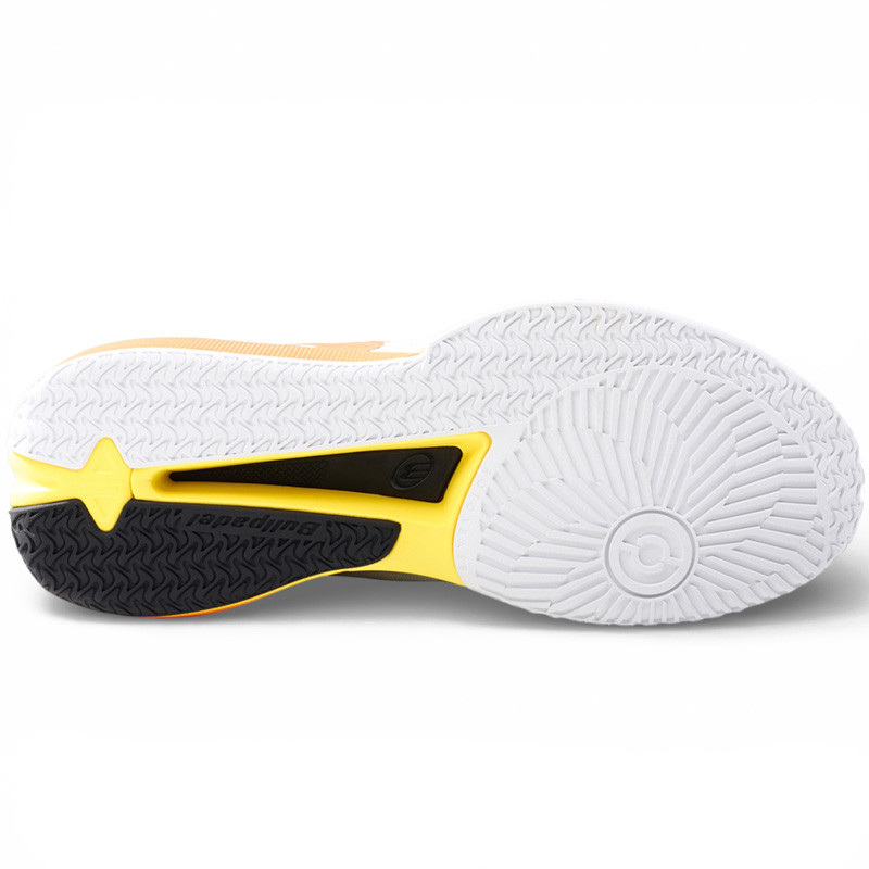 Bullpadel Neuron 26V gris et orange - Chaussures de padel Chingotto