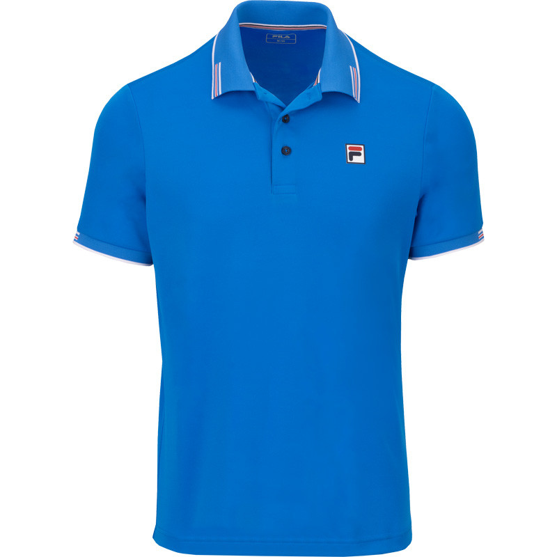 Polo de tennis Fila Alejandro bleu royal - Élégance et performances
