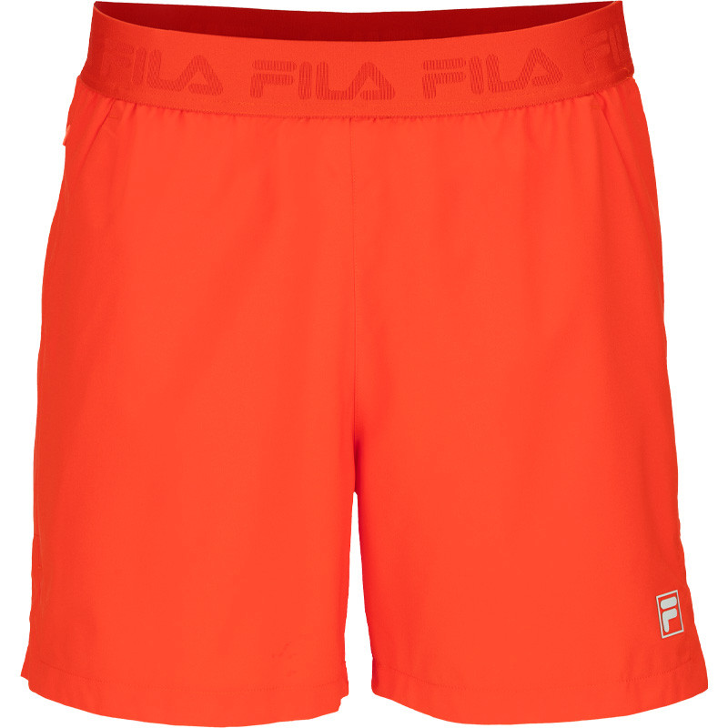 Short de tennis Fila Jarno rouge - Dynamisme et Performance