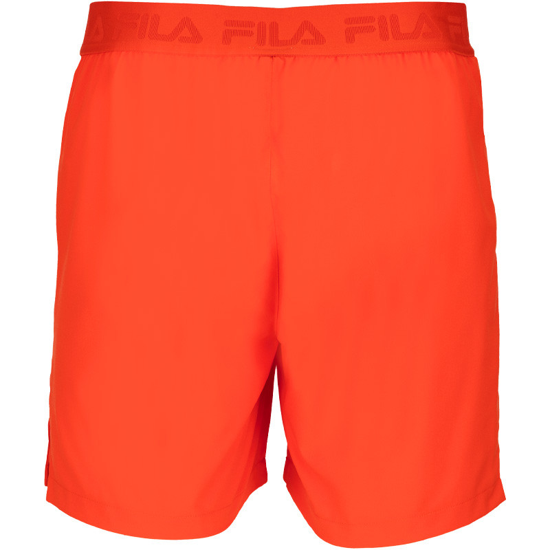 Short de tennis Fila Jarno rouge - Dynamisme et Performance