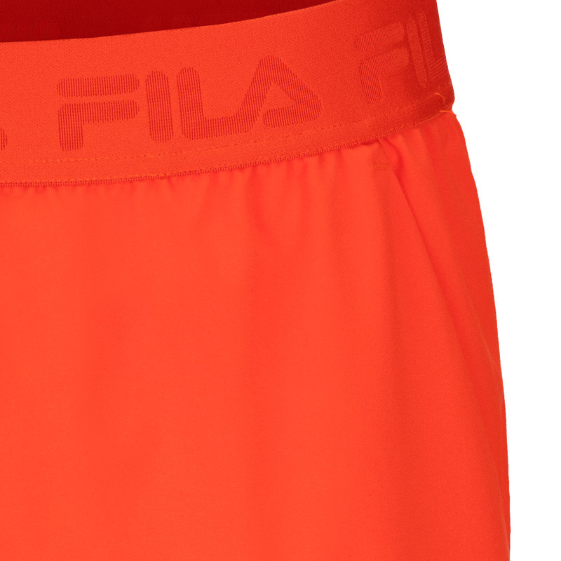 Short de tennis Fila Jarno rouge - Dynamisme et Performance