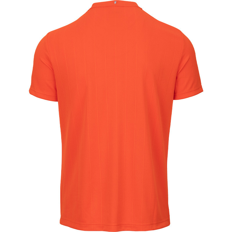 Polo Fila Henley Henry rouge - Performance Style sur les courts