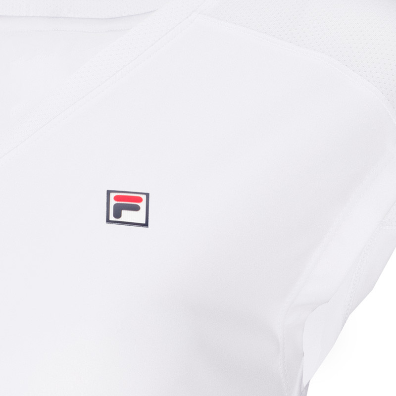 Tee-shirt femme Fila Maria blanc, Haut de tennis élégant et performant