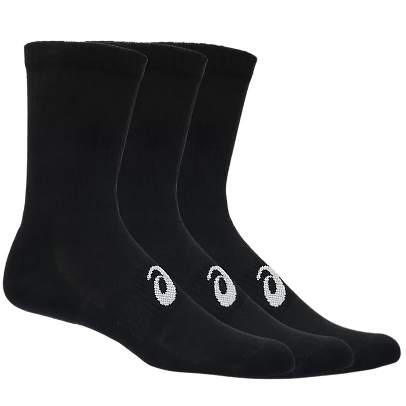Pack de 3 paires de chaussettes Asics Crew noir