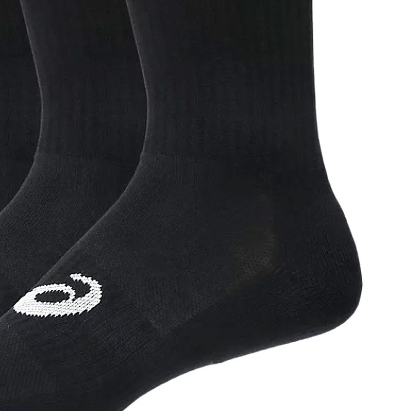 Pack de 3 paires de chaussettes Asics Crew noir