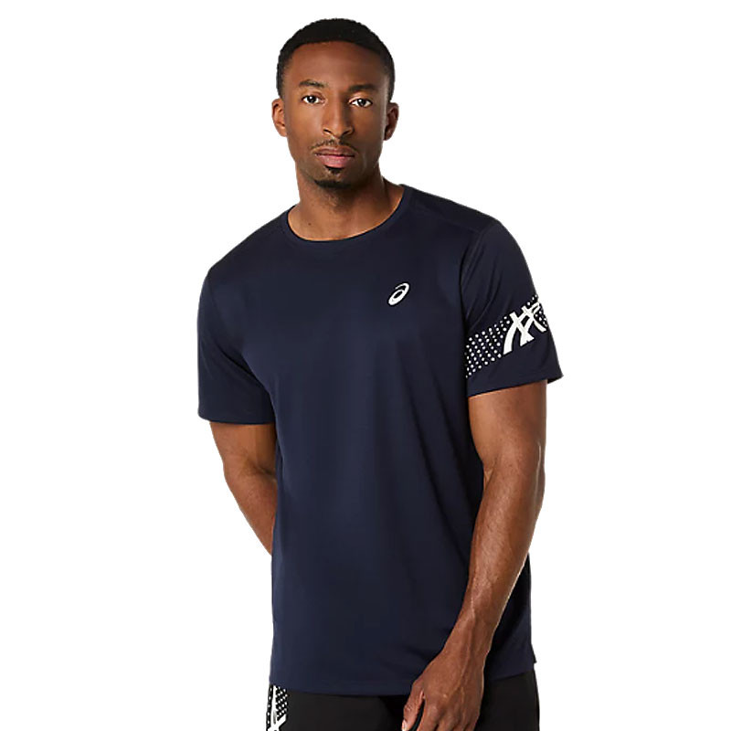 Tee-shirt homme Asics Icon Top bleu marine