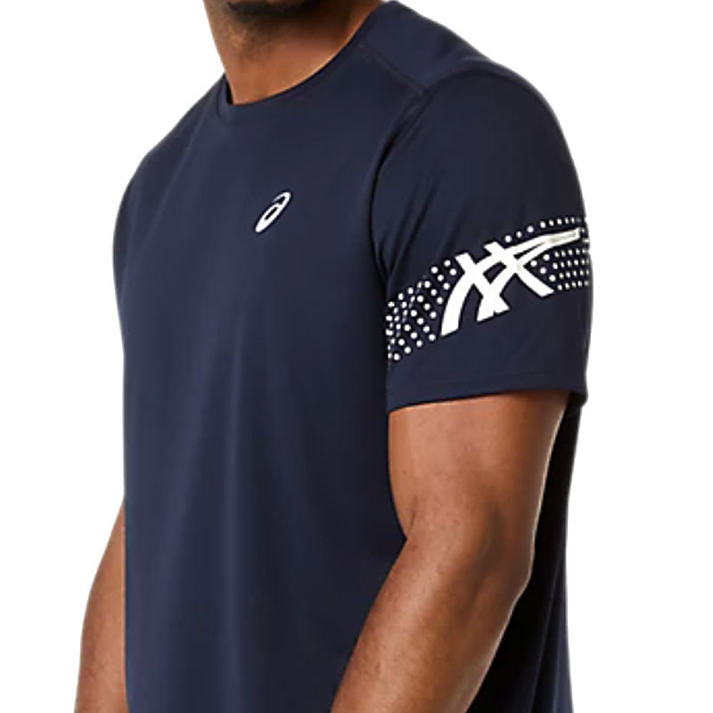Tee-shirt homme Asics Icon Top bleu marine