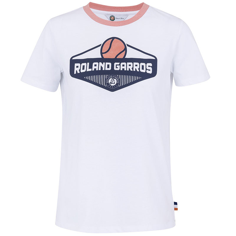 Tee-shirt femme Roland Garros Graphic blanc