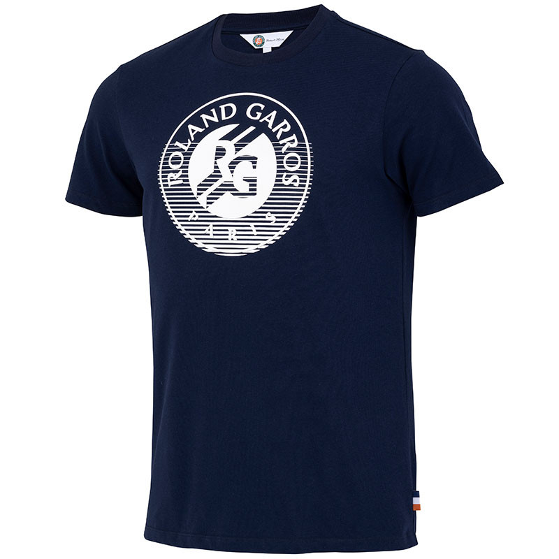 Tee-shirt Roland Garros Big Logo bleu marine