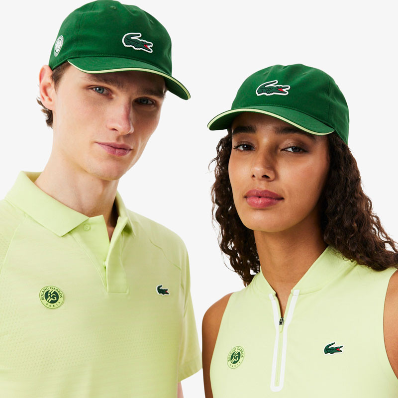Casquette Lacoste Roland Garros verte