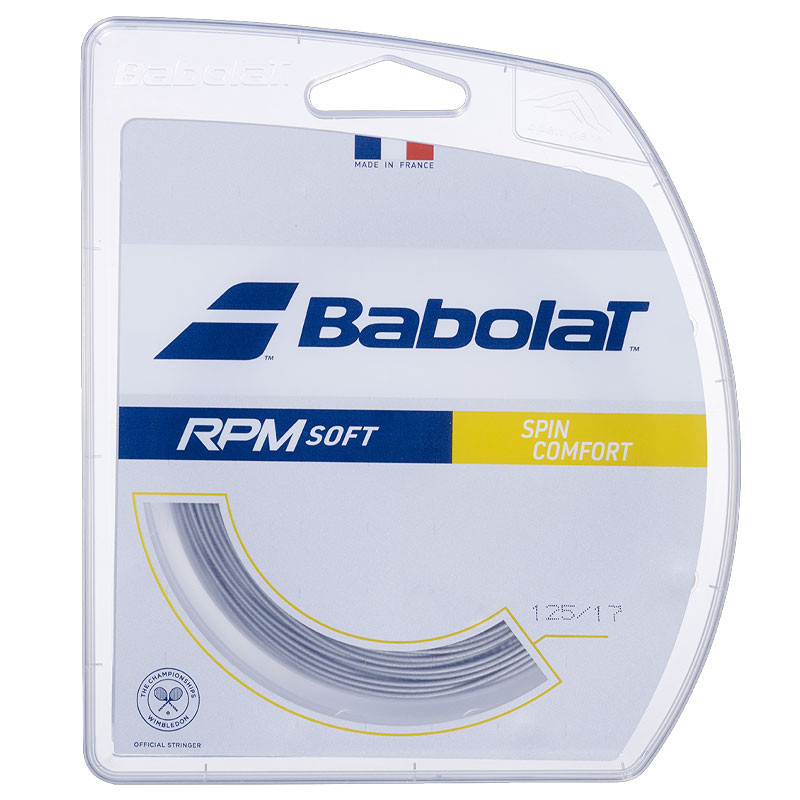 Cordage de tennis Babolat RPM Soft - Nouveau monofilament polyamide