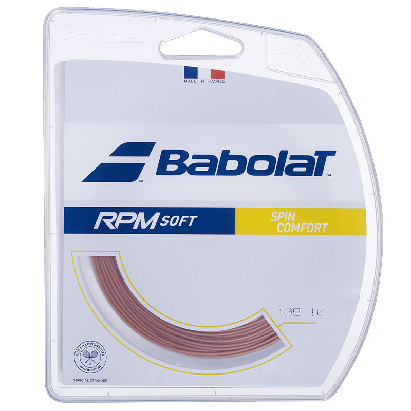 Cordage de tennis Babolat RPM Soft - Nouveau monofilament polyamide