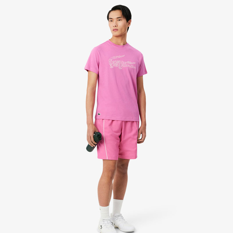 T-shirt Lacoste Sport Ultra-Dry Rose
