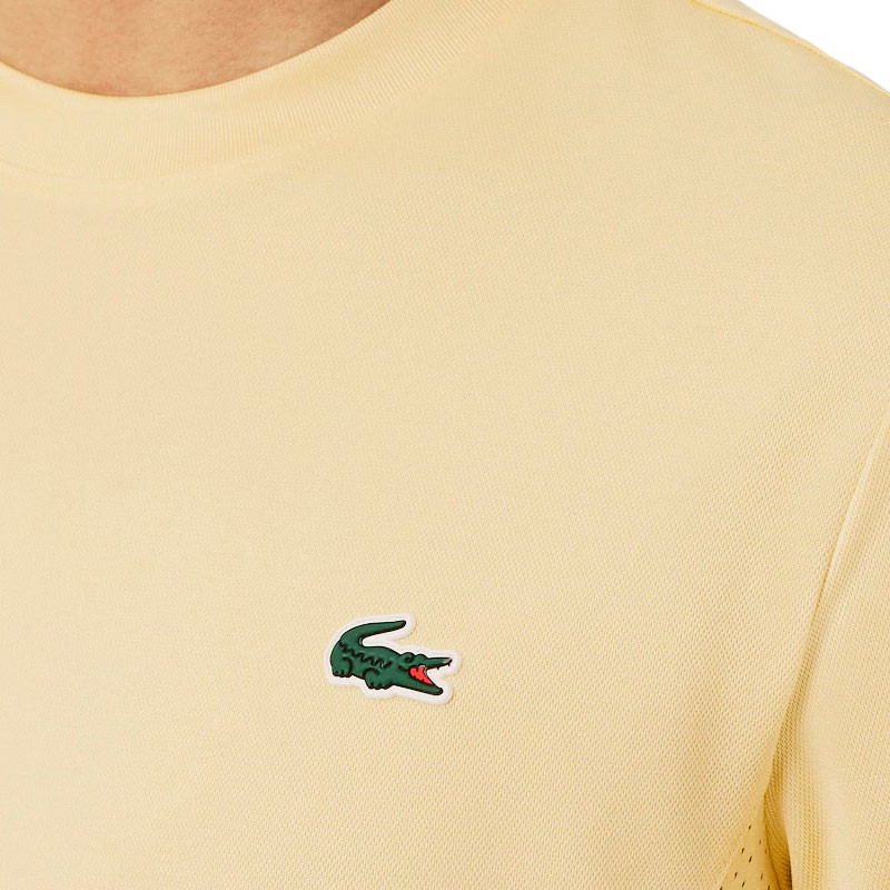 T-shirt Lacoste Tennis x Novak Djokovic jaune