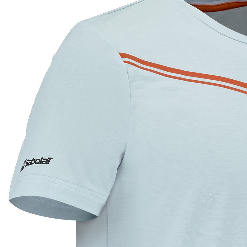 Tee-shirt Babolat Play Crew Neck bleu clair – Confort et Style